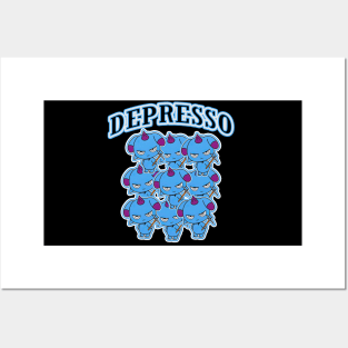 Depresso Posters and Art